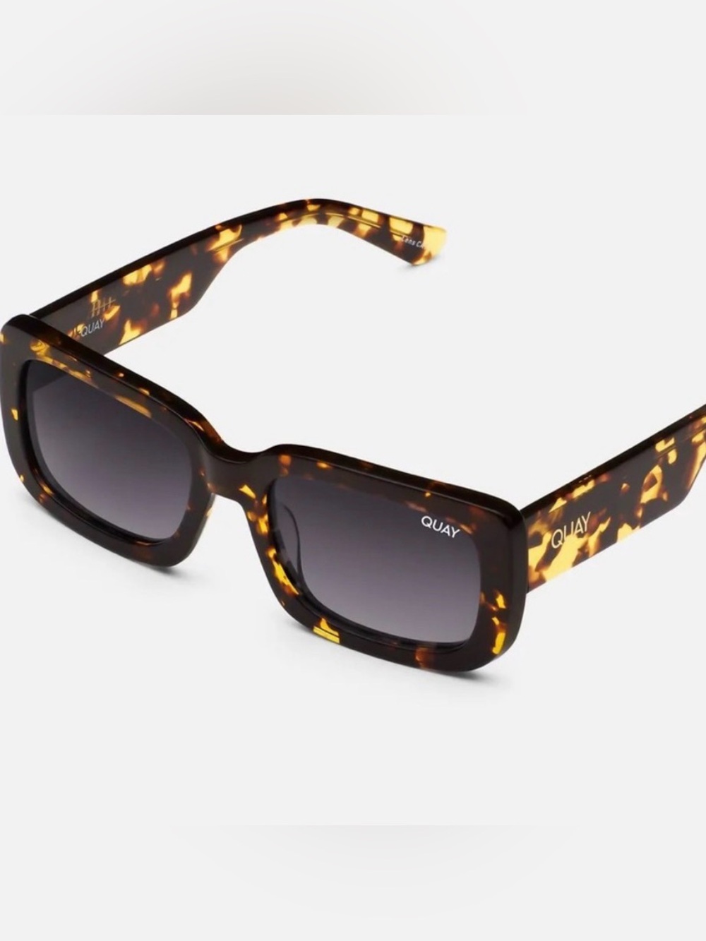 Quay yada yada Australia Tortoiseshell Square Sunglasses